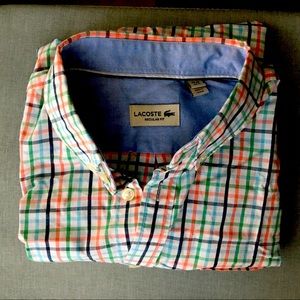 Lacoste short-sleeve button down, sz 40, NWOT